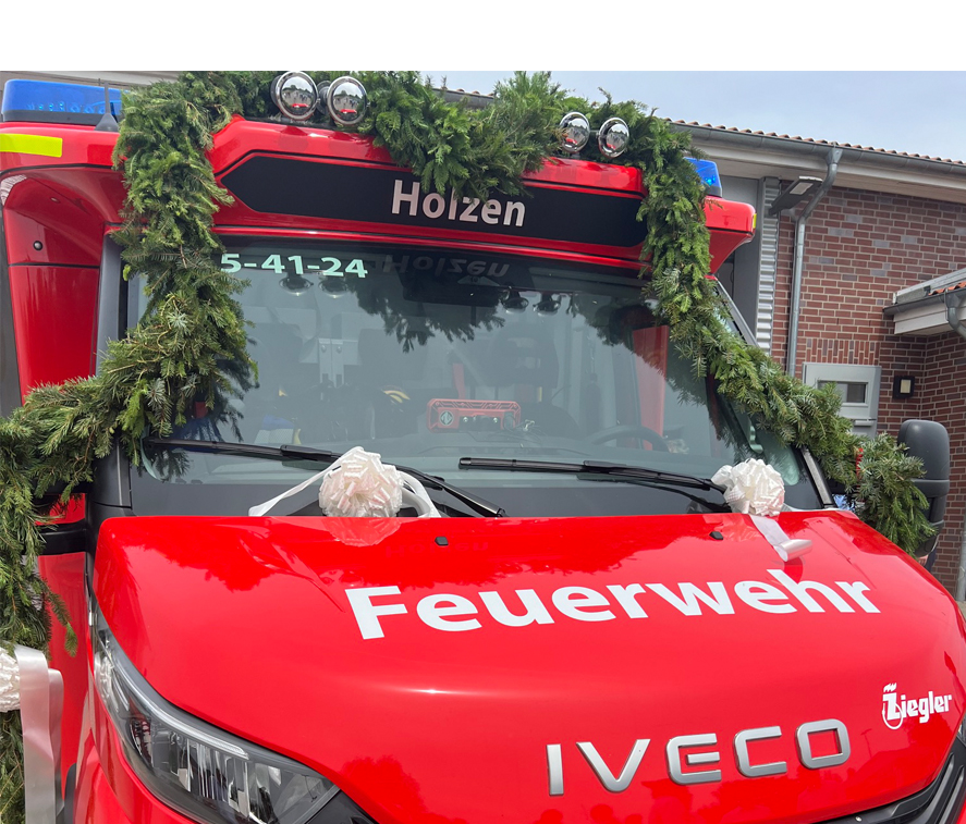 Neues Fahrzeug für unsere Feuerwehr Holzen
